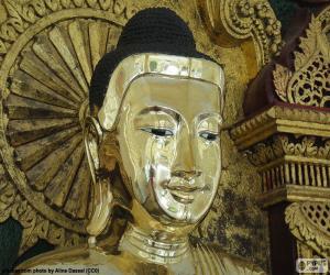 Puzzle Χρυσή κεφάλι Βούδα
